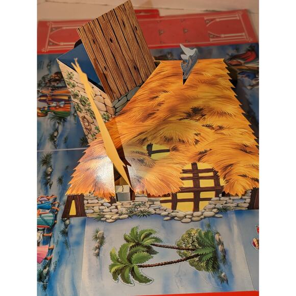 Vintage Nativity Scene Pop Up Advent Calendar England Bible References Rare - Picture 8 of 12
